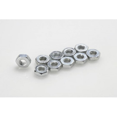 Low profile nut, M4, Galvanized Steel (10pcs)