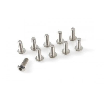 Socket low round head screw, M3X25, Inox (10pcs)