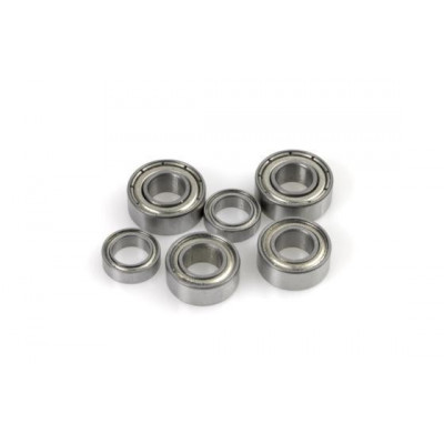 Chrome Ball Bearing  ABEC 3 , metal shielded , 6X12X3 - MR126, (2 pcs)