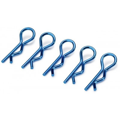Body clips (10pcs) large blue