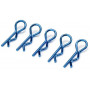 Body clips (10pcs) large blue