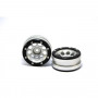 Beadlock Wheels PT- Ecohole Silver/Black 1.9 - MT0050SB