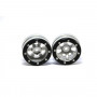 Beadlock Wheels PT- Claw Silver/Black 1.9 - MT0060SB