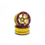 Beadlock Wheels PT-Safari Gold/Red 1.9 - MT0010GOR