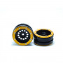 Beadlock Wheels PT-Bullet Black/Gold 1.9 - MT0020BGO