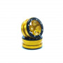 Beadlock Wheels PT- Slingshot Gold/Black 1.9 - MT0030GOB