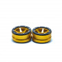 Beadlock Wheels PT- Slingshot Gold/Black 1.9 #2 - MT0030GOB