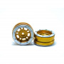 Beadlock Wheels PT- Distractor Gold/Silver 1.9 - MT0040GOS