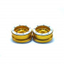Beadlock Wheels PT- Distractor Gold/Silver 1.9 #2 - MT0040GOS