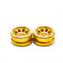 Beadlock Wheels PT- Ecohole Gold/Gold 1.9 - MT0050GOGO