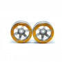 Beadlock Wheels PT- Wave Silver/Gold 1.9 - MT0070SGO