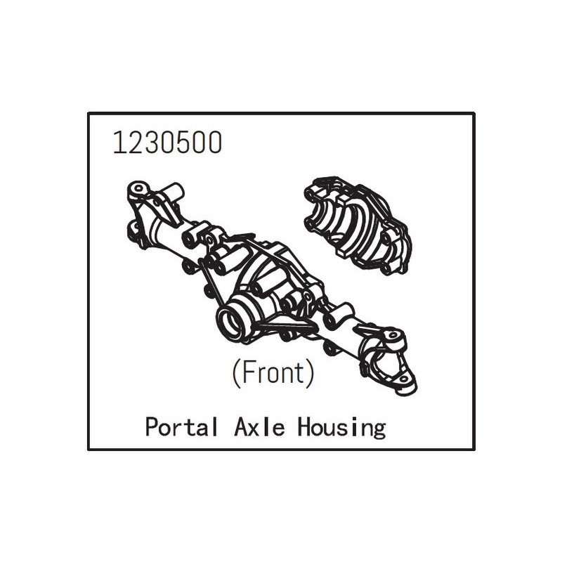 Front Portal Axle Housing