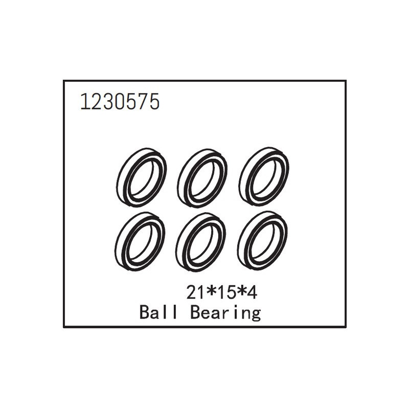 Ball Bearing 21x15x4
