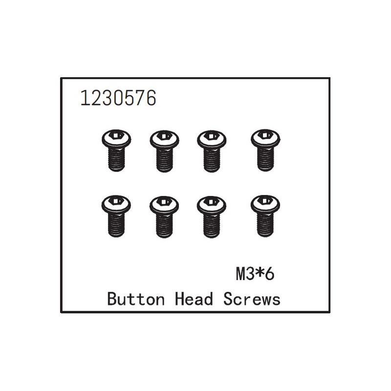 Button Head Screw M3x6