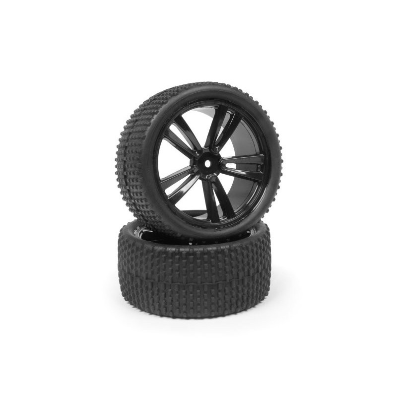 MOUNTED WHEEL AND TYRE SET