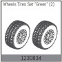 Wheel Set 110x45mm - Green - 1230834