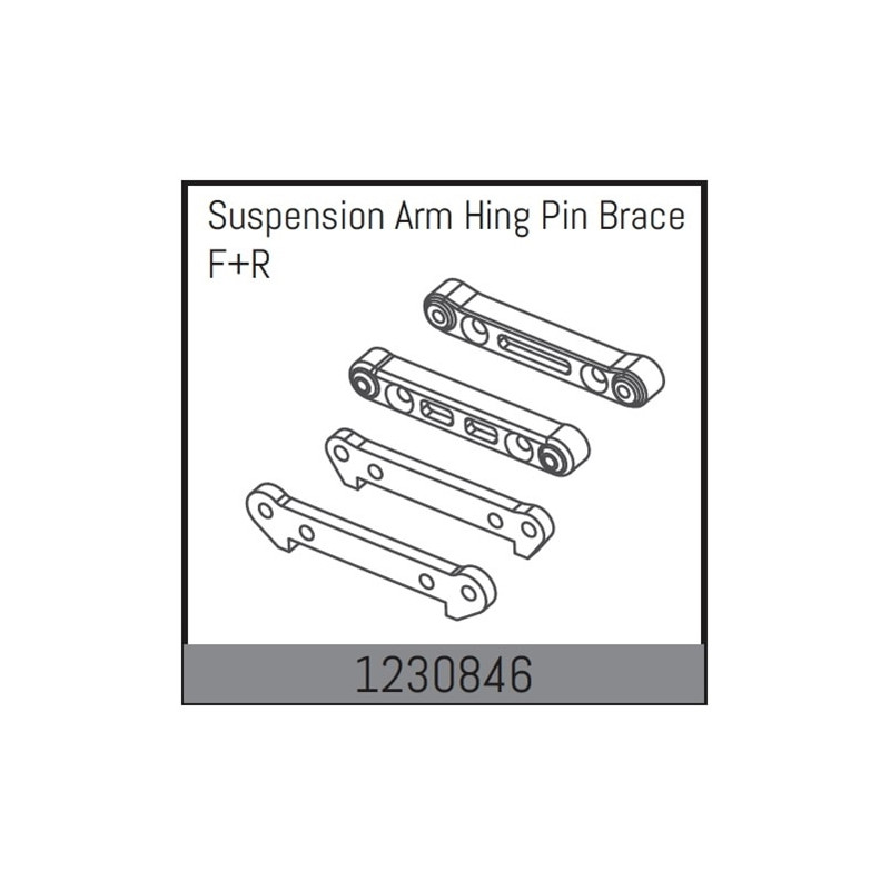 Susp.Arm Hinge Pin Brace F/R
