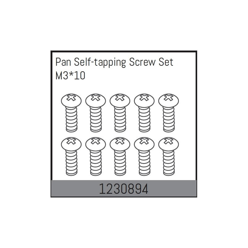 M3x10 Pan self-tapping Screw Set