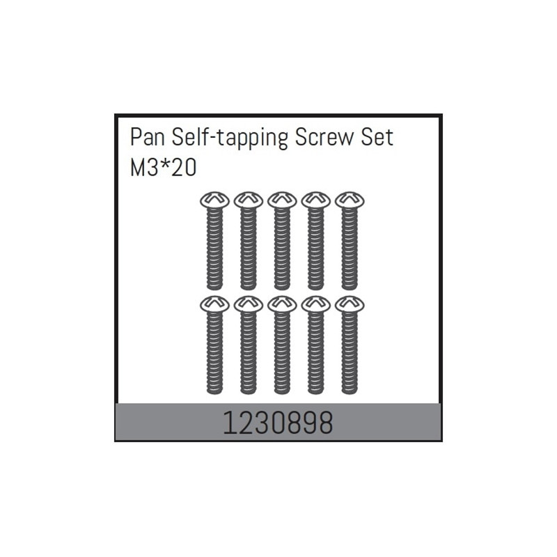 M3x20 Pan self-tapping Screw Set