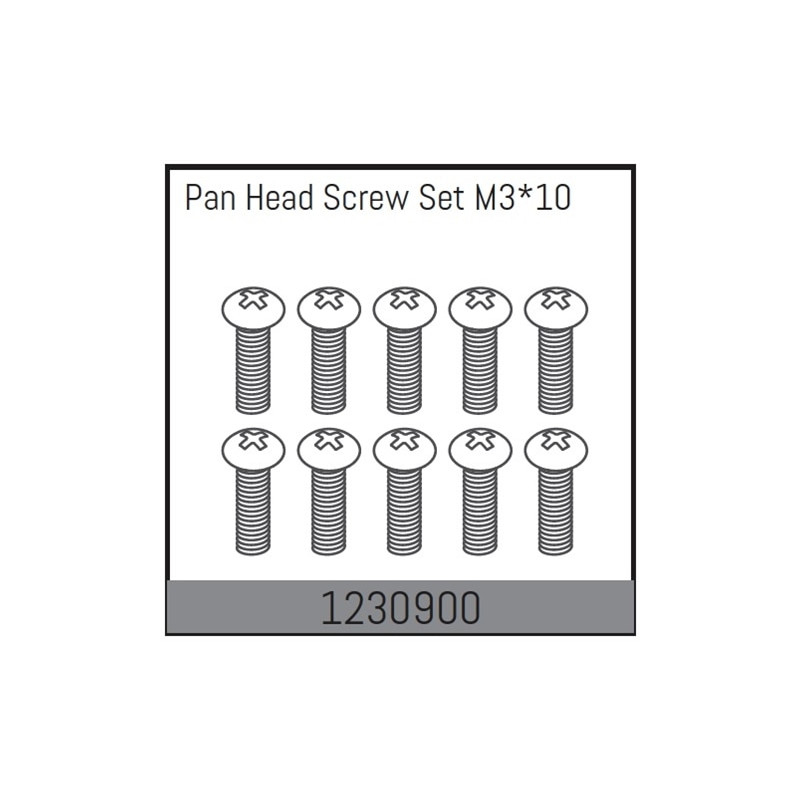 M3x10 Pan Head Screw Set