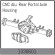 CNC Alu. Rear Portal Axle Housing - Yucatan