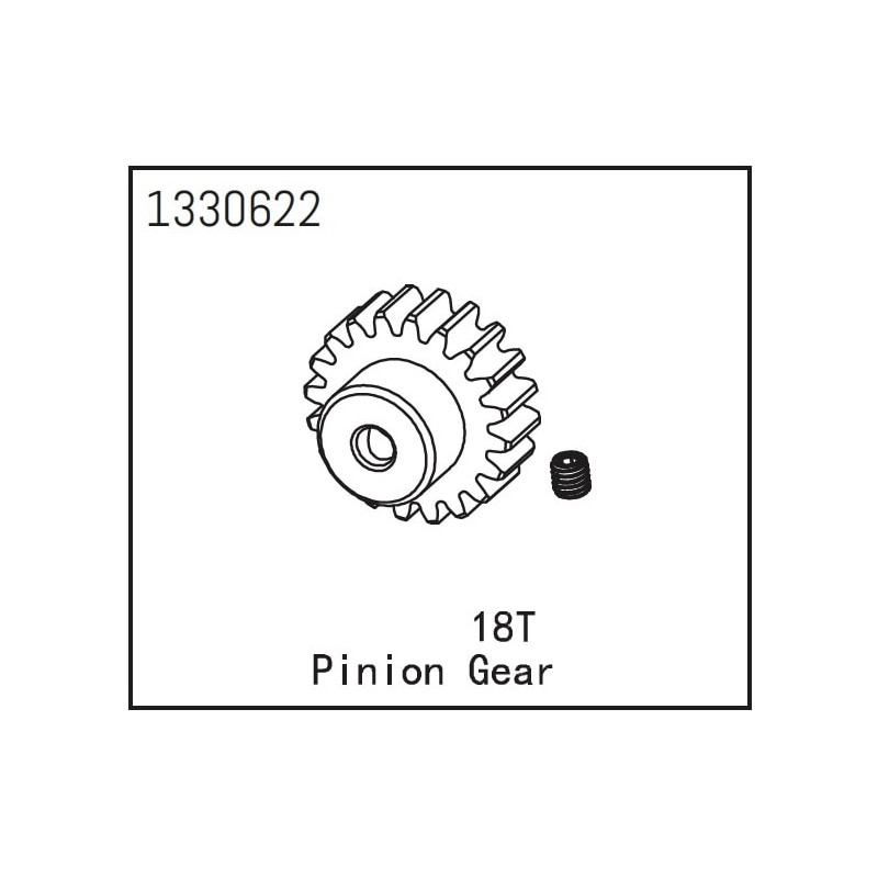 Pinion Gear 18T - Yucatan