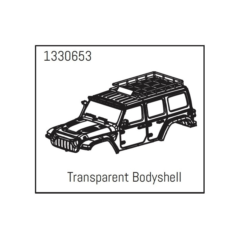 Transparent PC Body Shell - Yucatan