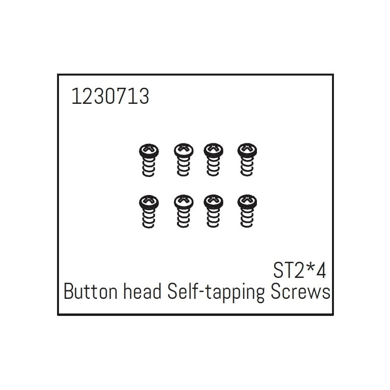 Button head Self-tapping screws ST2*4