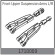 Front Upper Suspension Arms L/R - 1710009