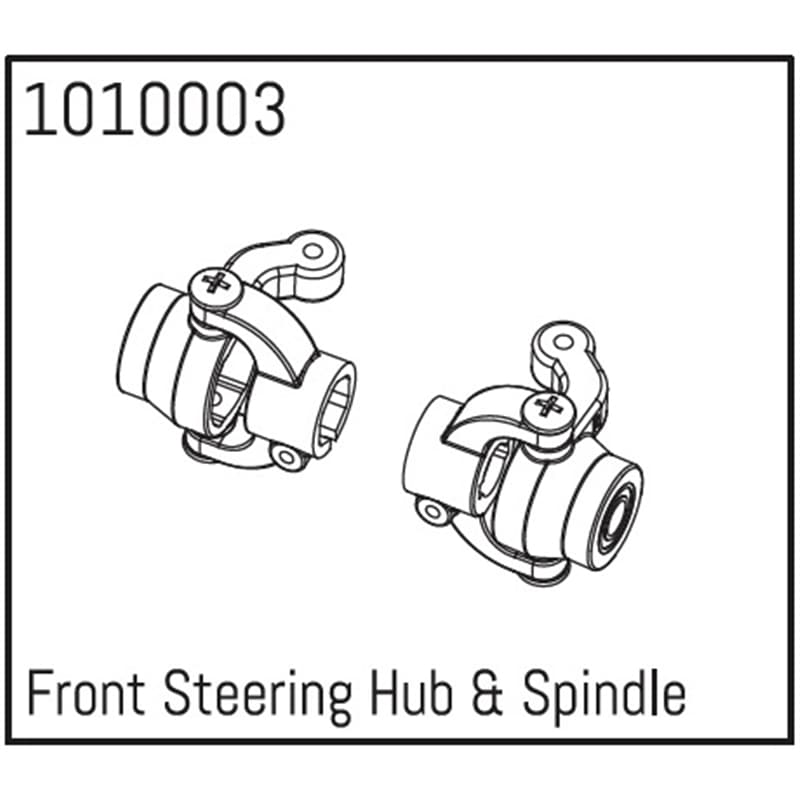 Front Steering Hub & Spindle