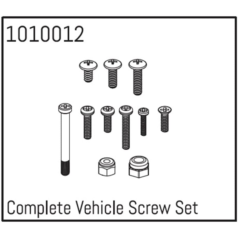 Complete Vehicle Screw Set