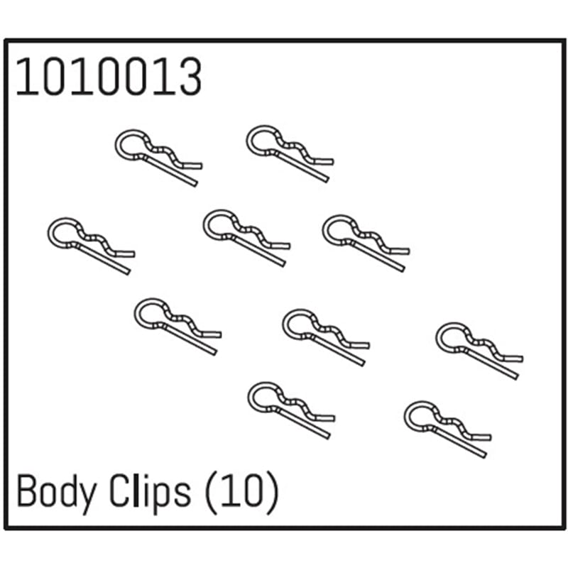 Body Clips 10 un