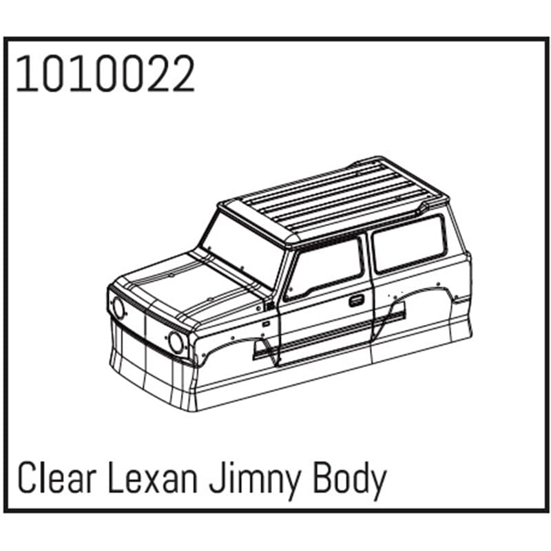 Clear Lexan Jimny Body