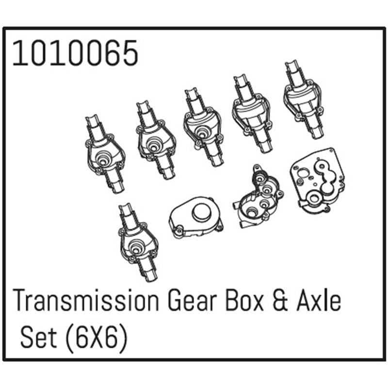 Transmission Gear Box & Axle Set 6X6 un