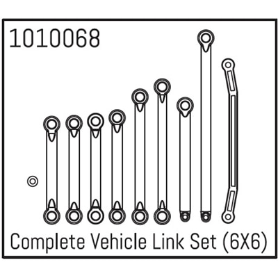 Complete Vehicle Link Set 6X6 un - 1010068