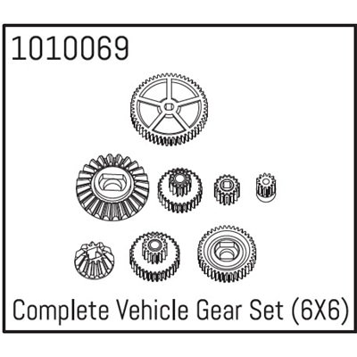 Complete Vehicle Gear Set 6X6 un - 1010069