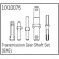 Transmission Gear Shaft Set 6X6 un - 1010075