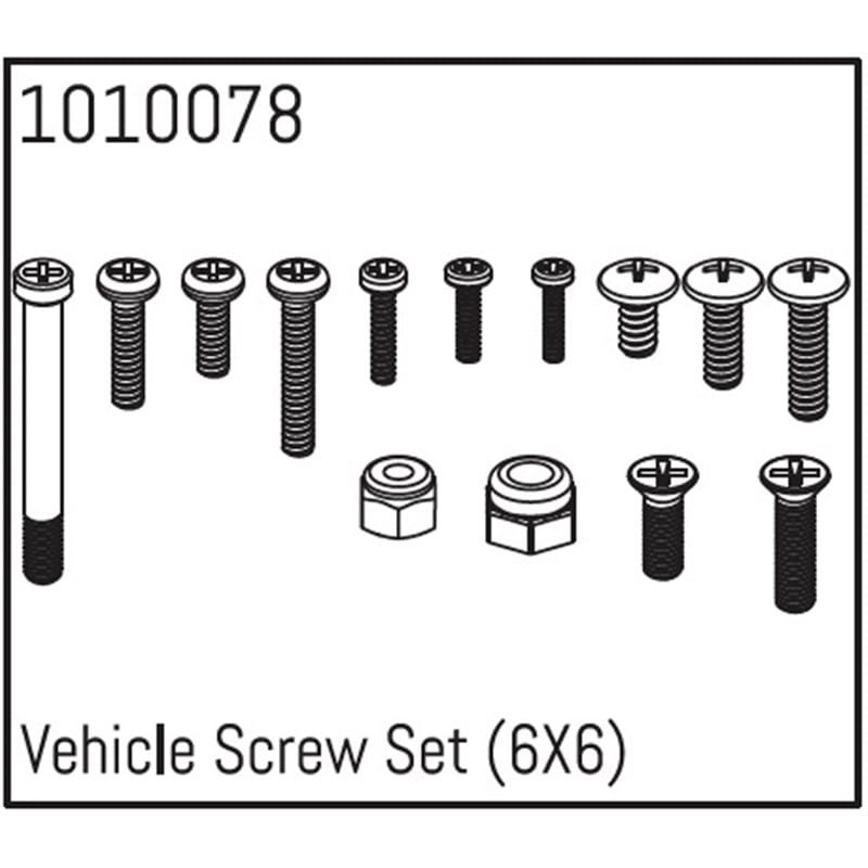 Vehicle Screw Set 6X6 un
