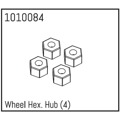 Wheel Hex 4 un - 1010084