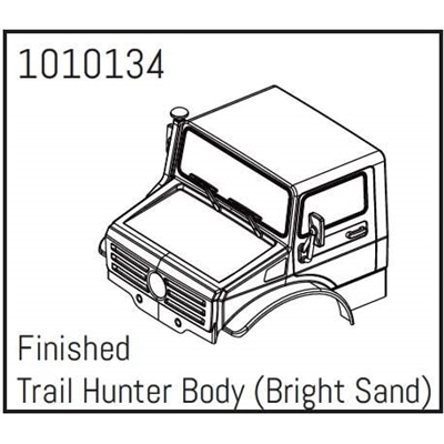 T-Hunter PC Body Set bright sandun - PRO Crawler 1:18 - 1010134