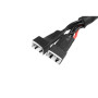 Revtec - Balancer Adapter Lead 4S-XH Socket to 2X 2S -XH Plug 30cm 22AWG Silicone Wire - 1 pc