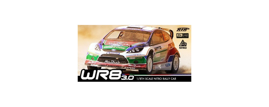 Peças - HPI Racing - Wr8 3.0 Ford Fiesta Abu Dhabi Castrol Wrc Nitro Rally Car 1/8