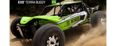 Peças - AXIAL RACING - EXO - 1/10th Scale Electric 4WD Terra Buggy - RTR